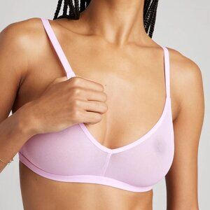 Negative Underwear Sieve Non-Wire Bra in Babe, Size 0